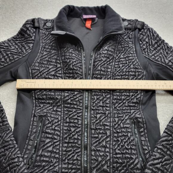 Zella Women's Active Full Zip Quilted Running Performance Jacket Size Small - Picture 6 of 9